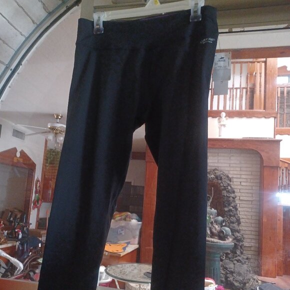 Calvin Klein Performance Women's Athletic Pants NWT Large Black - Picture 1 of 5